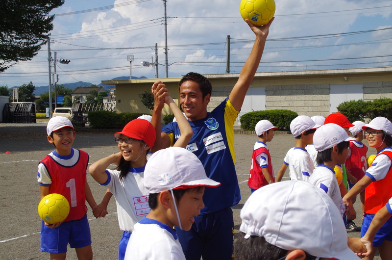 選手とのPK対決では大盛り上がりを見せました!