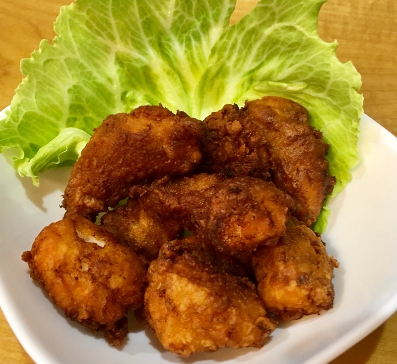 【あんこうの唐揚げ】
・茨城県大洗名物のあんこうを唐揚げにしました！揚げたてホクホクのあんこうの唐揚げをお召し上がりください。
■価格：500円
■店舗：アヴァンス(ファンエリア)