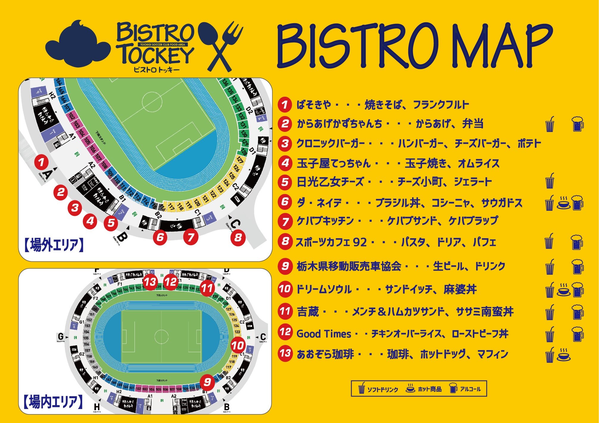 6 5 V ファーレン長崎戦 グルメ情報 ニュース 栃木サッカークラブ公式サイト 栃木sc