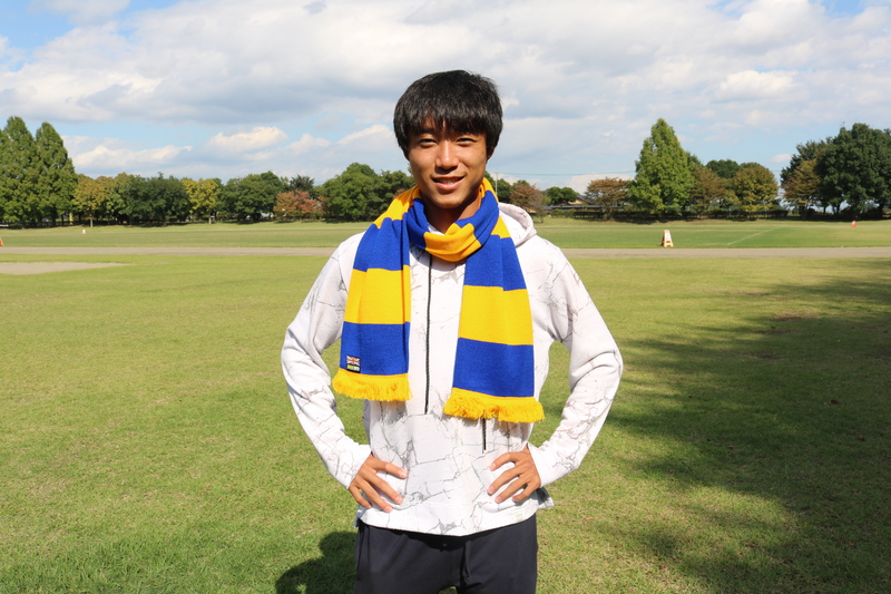 続いて、川田拳登選手！
さわやかな笑顔でポーズ(*'▽')