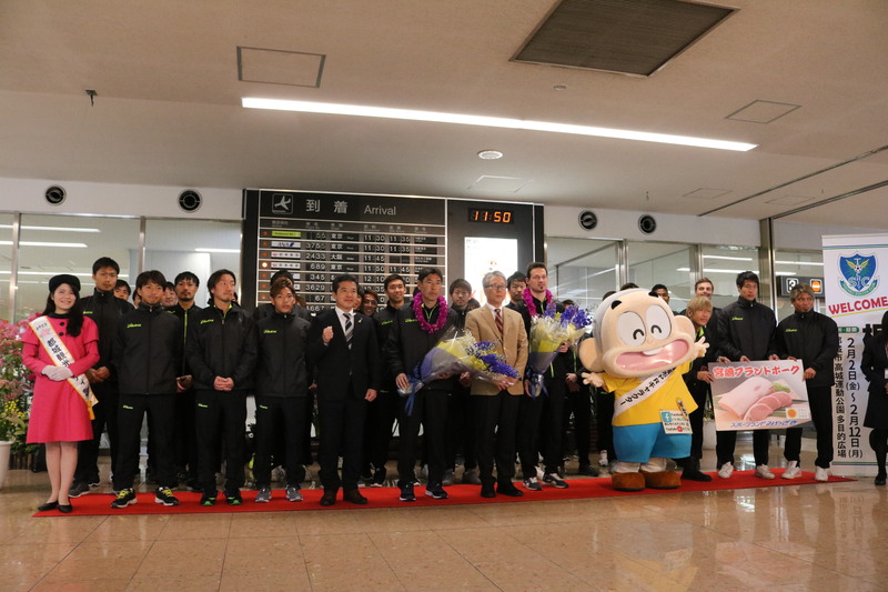 都城市PRキャラクター兼PR部長のぼんちくんも駆けつけてくれました！