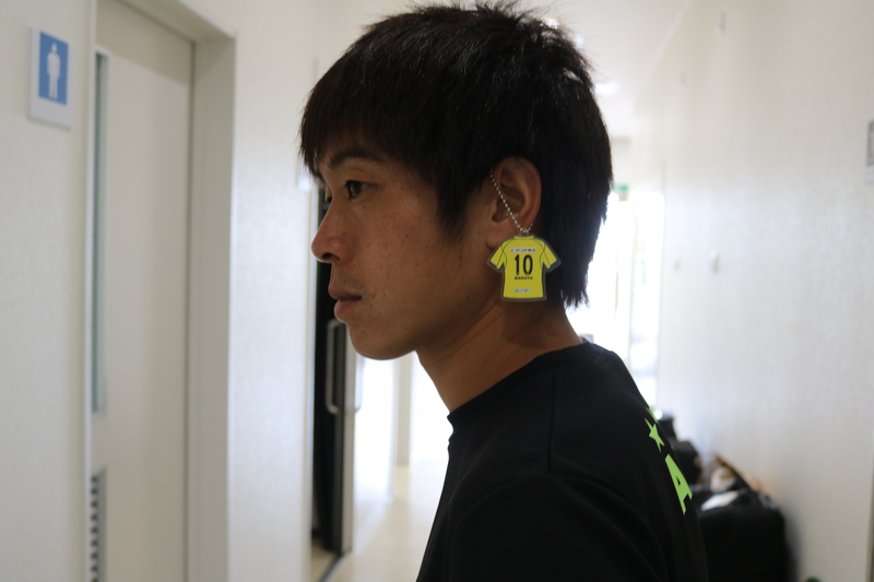 続いては、杉本選手。
よ～く見ると、なんか存在感を発揮しているものがありますね&hellip;