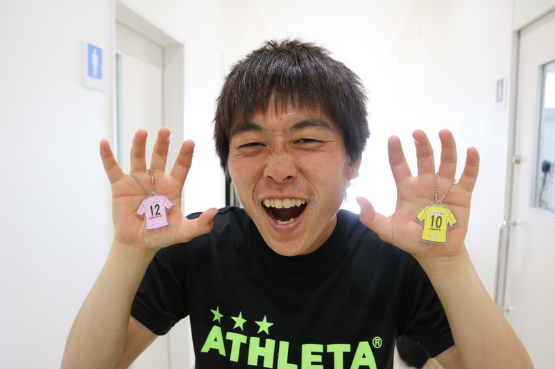 グッズ担当が『10』を用意してくれていたので、しっかりアピールしてくださいとお伝えしたところこの笑顔(*'▽')