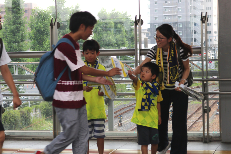 夏休みということで、ちびっこサポーターの皆さんも参加してくれました！