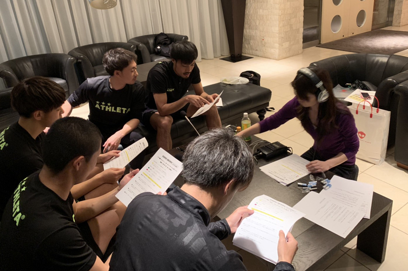 スタッフの方がはるばる都城市まで来てくださいました！
このような感じで収録を行いました！ぜひ2月7日(木)18:00から放送のRADIO BERRY B・E・A・T「栃木ＳＣ ROCK THE GOAL!」をお聴き逃しなく！

