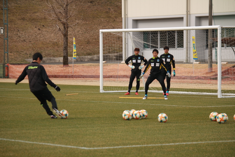 GKの選手たち。