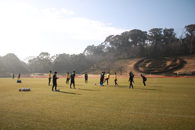 今日もお天気も良く、最高のピッチでのトレーニングとなりました！