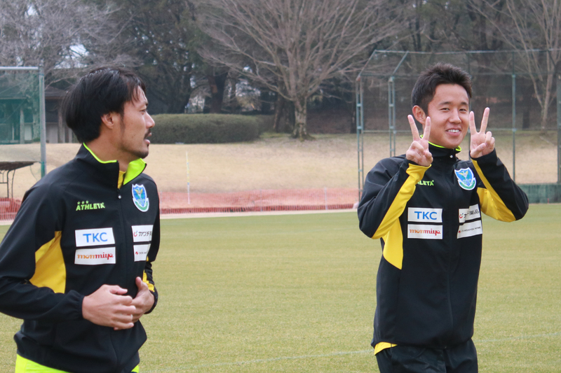 こちらは、菅和範選手と大島康樹選手。今回は大島選手もダブルピースしてくれました！