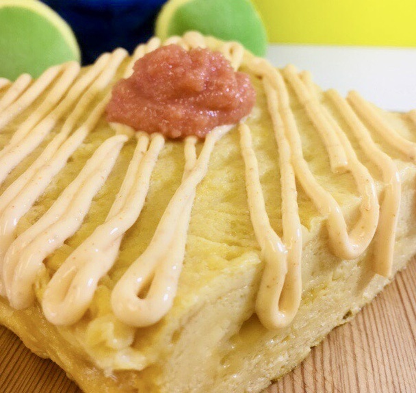 【ダシ明太玉子焼き】
・愛媛FCのチームカラーオレンジをイメージしました。ダシ醤油の玉子焼きに明太マヨ、辛子明太子をトッピング!これは旨いです♪
■価格:600円
■販売店舗:玉子屋てっちゃん(ファンエリア)