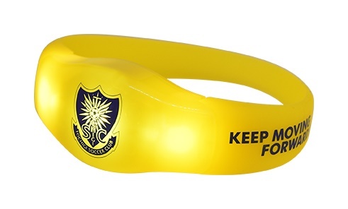 【TSC LEDブレスレット】
・グリスタサマーナイトの新たな応援グッズ。是非ゲットして手首に巻いて応援しましょう！
■価格：800円
■電池：電池式　CR1632×2個(購入時はテスト電池)
■販売場所：ファンエリア内グッズ売店、ホームゴール裏グッズ売店