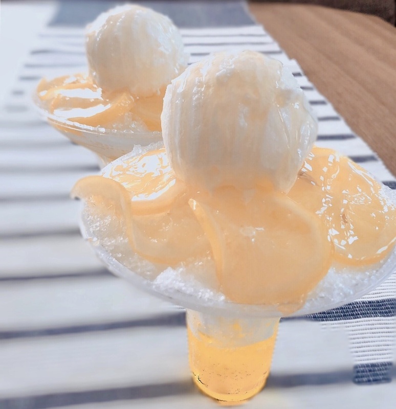 【はちみつレモネードかき氷】
・愛媛戦限定かき氷です!はちみつの甘さとレモンの酸味のコラボレーションがたまりません!
■価格:500円
■販売店舗:日光乙女チーズ(イベントエリア)