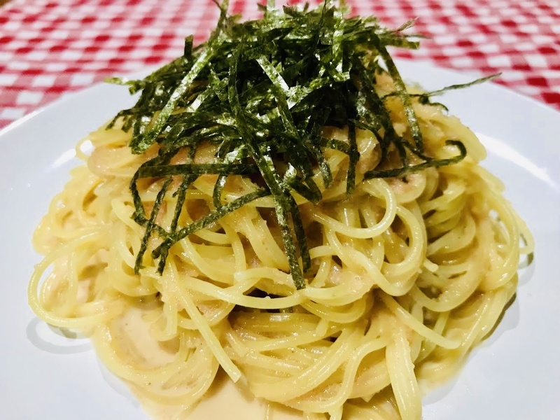 【明太子パスタ】
・福岡産明太子を使用した和風クリームベースの絶品パスタです！
■価格：600円
■販売店舗：Sports Cafe92(ファンエリア)
