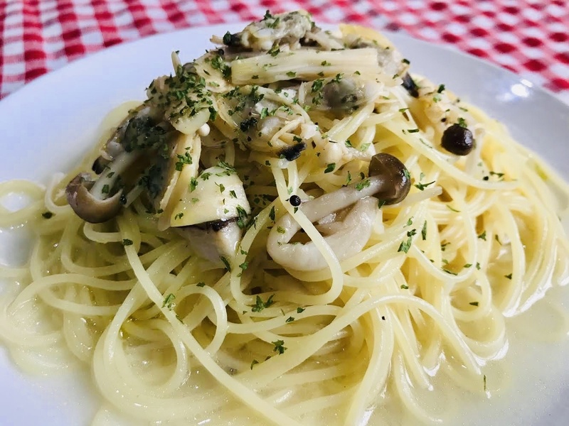 【ボンゴレビアンコ(きのこ入り)】
・旬のきのことあさりのスープパスタです!
■価格:600円
■販売店舗:Sports Cafe92(ファンエリア)
